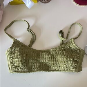Olive Green Bikini Top